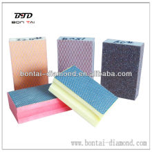 Tipo de bloque de esponja Diamond Hand Polishing Pad